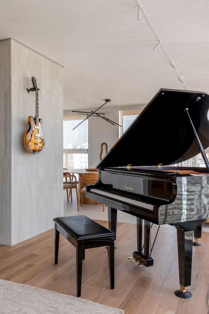 Projeto contemporâneo interpreta alma brasileira, musicalidade e memórias em 320 m² de arquitetura afetiva