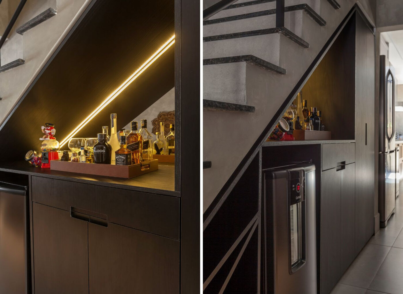 8 inspirações para inserir o bar nos projetos residenciais