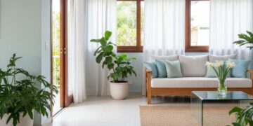 Cores que refrescam ambientes: como escolher tonalidades que reduzem a sensação de calor dentro de casa