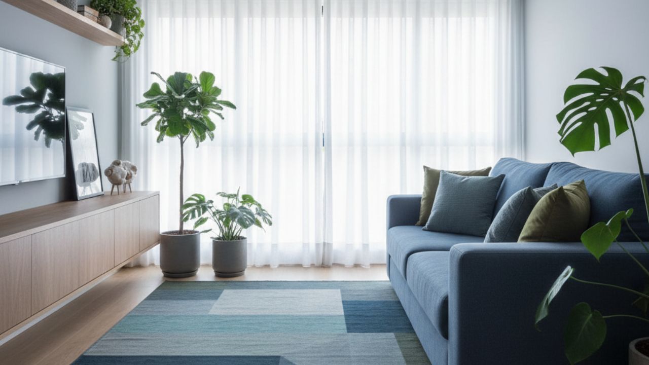 Cores que refrescam ambientes: como escolher tonalidades que reduzem a sensação de calor dentro de casa