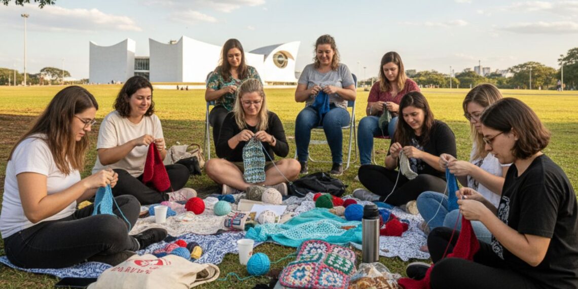 Curitiba recebe novo Encontrinho de Crochê no Museu Oscar Niemeyer