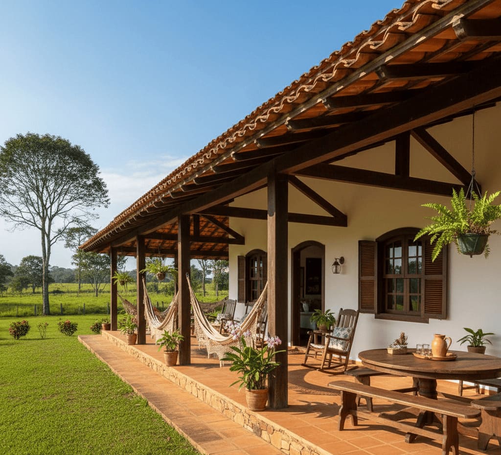 Arquitetura rural: como projetar casas que unem conforto térmico, tradição e eficiência climática
