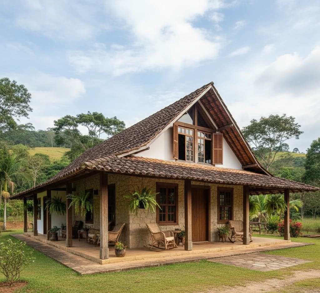Arquitetura rural: como projetar casas que unem conforto térmico, tradição e eficiência climática