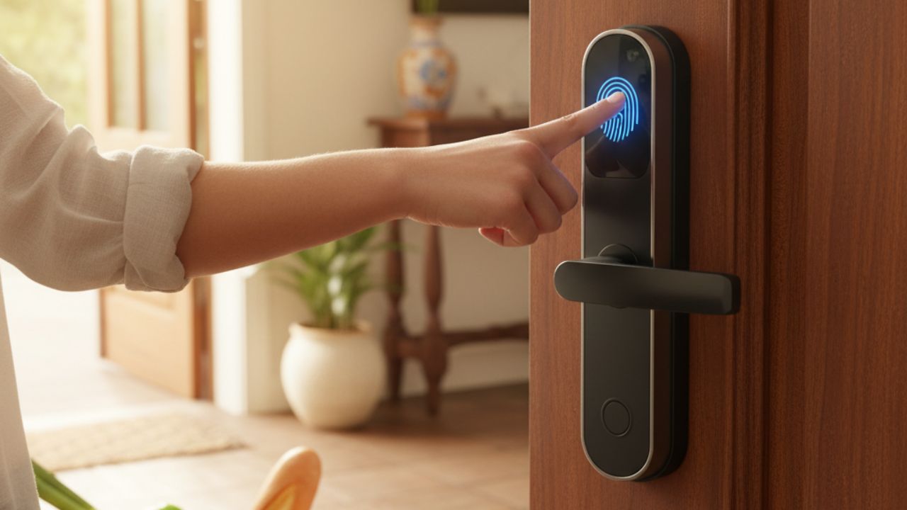 Fechadura digital com biometria: segurança, design e tecnologia que mudam a entrada da sua casa