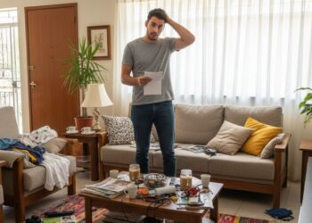 Sinais de que talvez seja hora de organizar sua sala de estar