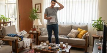 Sinais de que talvez seja hora de organizar sua sala de estar