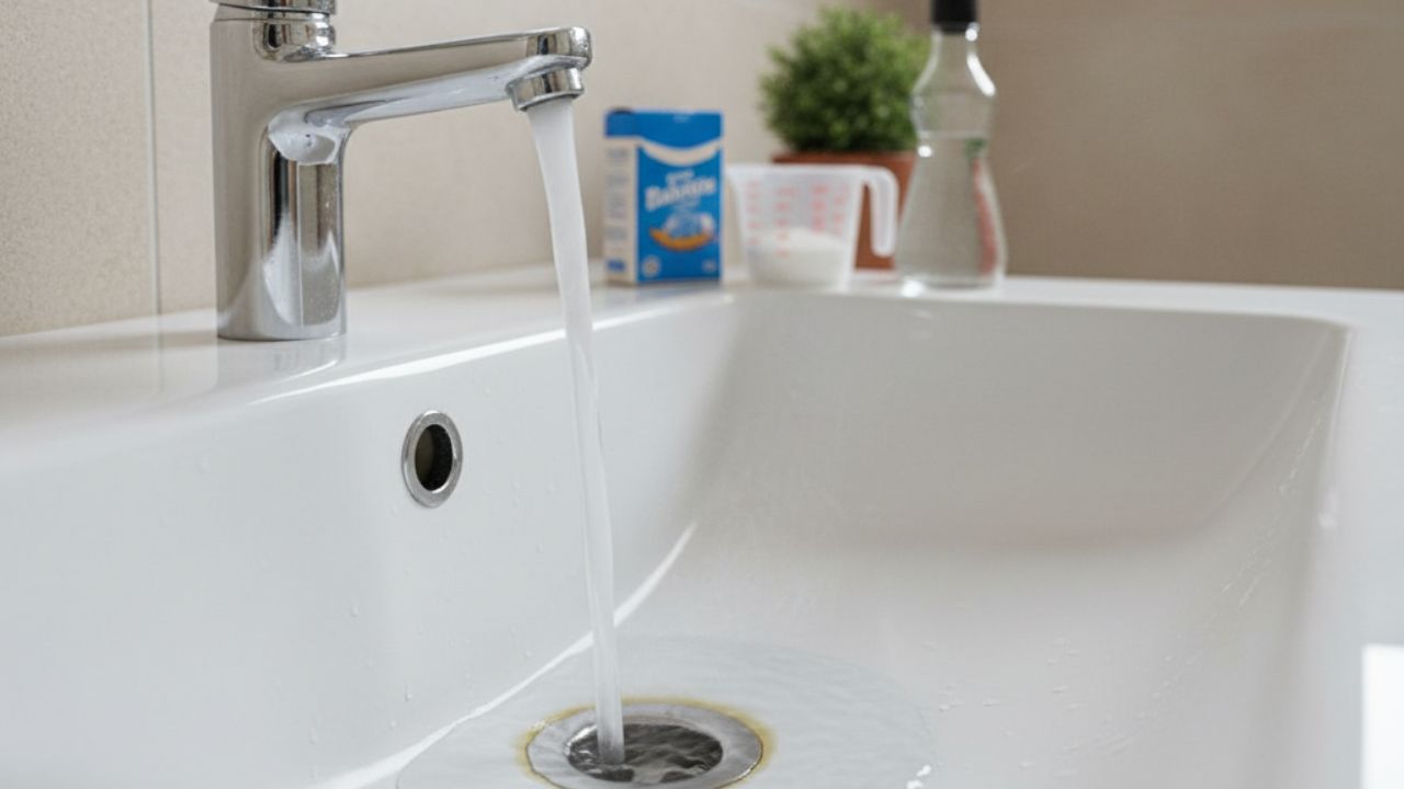Desentupir ralo com bicarbonato funciona mesmo? Veja quando a solução caseira resolve (e quando não)