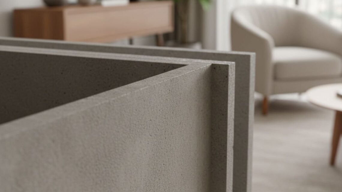 Placas cimentícias na decoração: da obra para o quarto, a cozinha e o ...