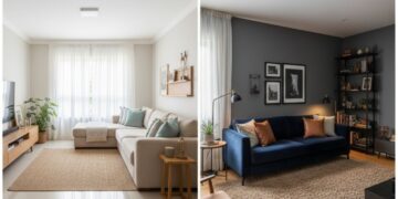 Salas claras ou escuras: como escolher a paleta certa para valorizar o ambiente