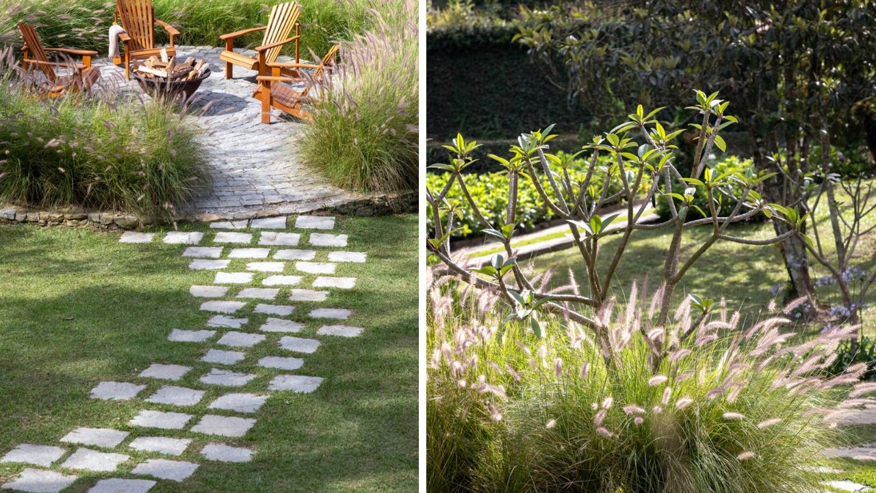 Jardim que respira a serra: o paisagismo que transformou uma casa de campo em Teresópolis em refúgio de contemplação