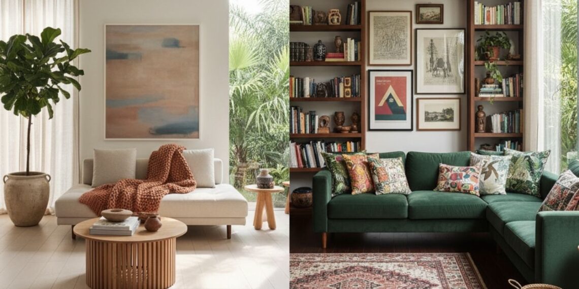 2 estilos de decoração que transformam a casa em um espaço com identidade, calor e sofisticação