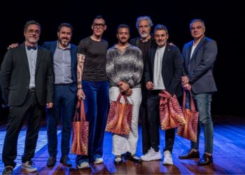 Beto Cocenza, Fábio Bertuccelli, Karim Rashid PJ Natuzzi, Marcel Wanders, Ottavio Milano e Marcos Rogério Colet | Foto: 7Dois Filmes
