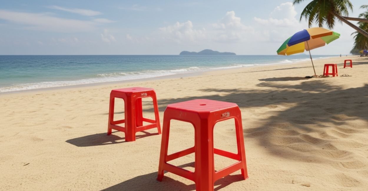 O furo nas banquetas de plástico não é enfeite — e a explicação revela muito sobre design industrial