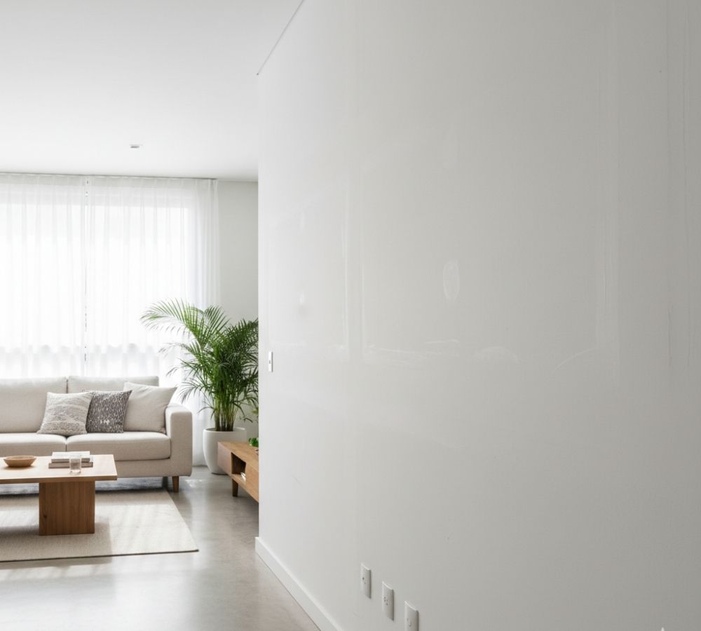O branco puro nas paredes pode estar sabotando a sua decoração sem você perceber