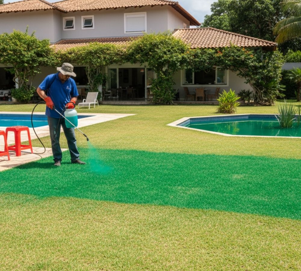 Corantes no paisagismo funcionam de verdade, mas há limites que ninguém costuma explicar