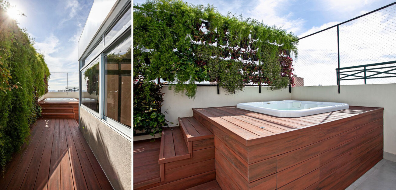 Decks de madeira transformam a experiência das áreas externas