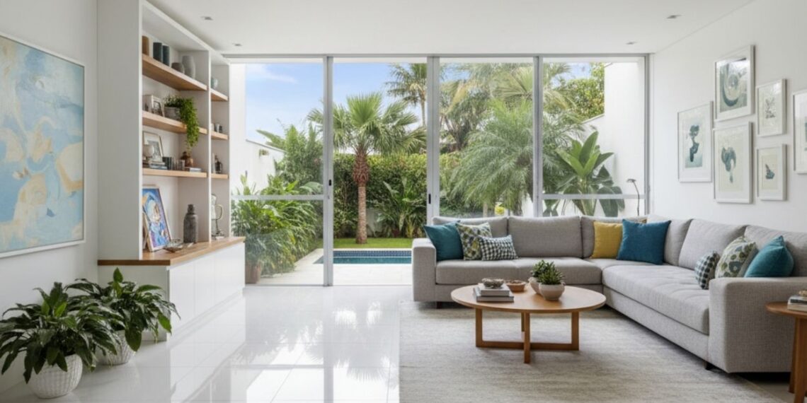 Piso branco na decoração: materiais, vantagens e como aplicar sem errar