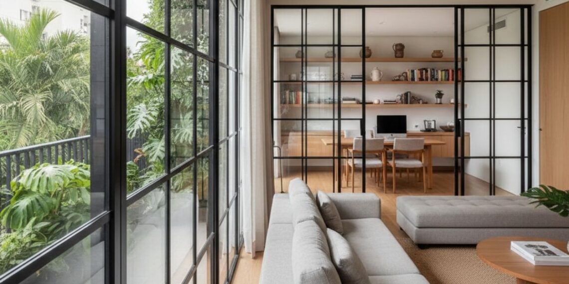 Pinázio: o elemento que dá caráter às esquadrias e muda a leitura visual de qualquer ambiente