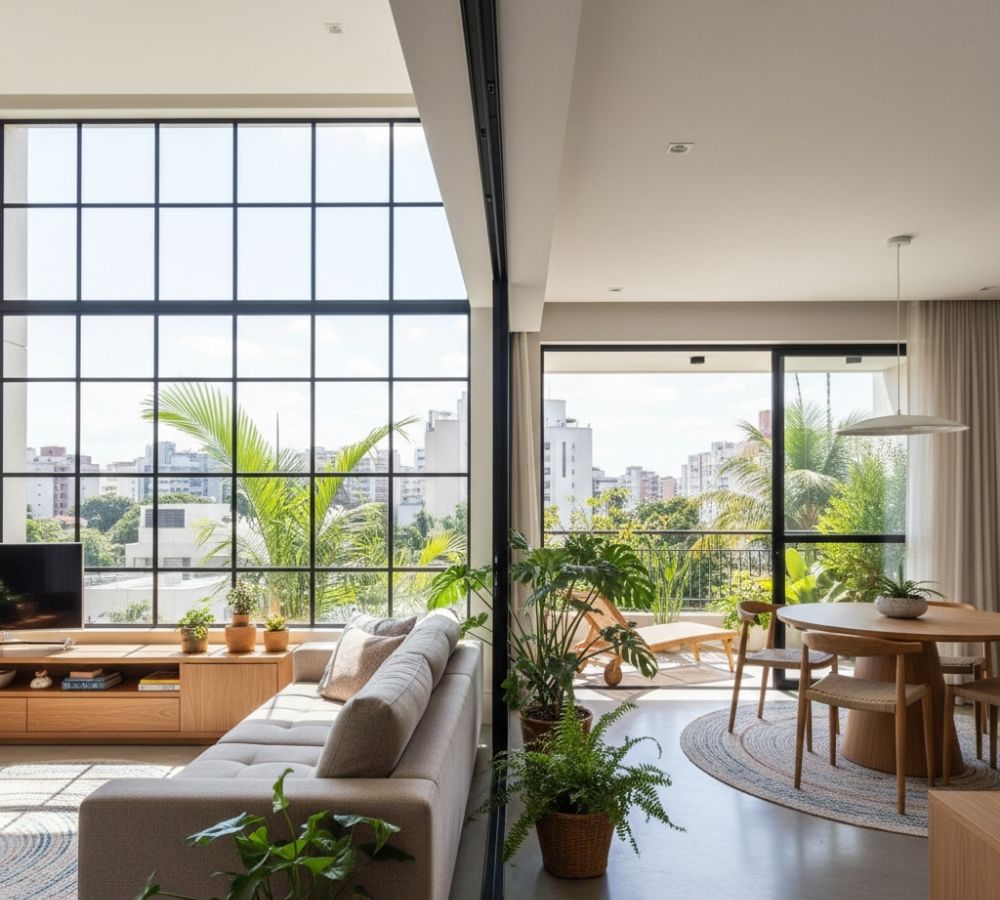 Pinázio: o elemento que dá caráter às esquadrias e muda a leitura visual de qualquer ambiente