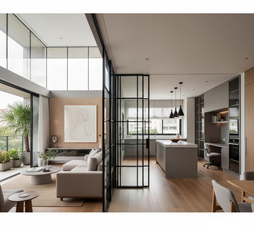 Pinázio: o elemento que dá caráter às esquadrias e muda a leitura visual de qualquer ambiente