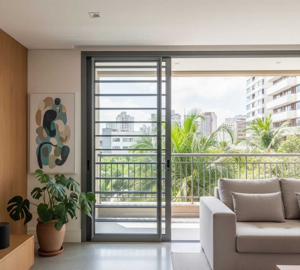 Pinázio: o elemento que dá caráter às esquadrias e muda a leitura visual de qualquer ambiente