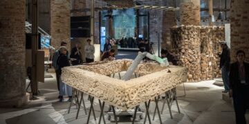 Instalação Ancient Future, do BIG. (Foto: divulgação)