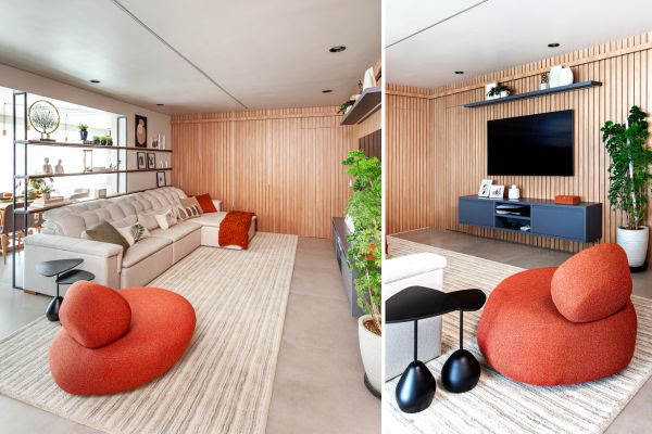 Laranja: a energia e o acolhimento da cor nos projetos de interiores