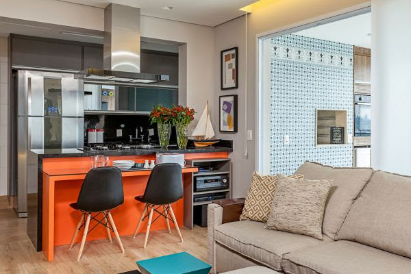 Laranja: a energia e o acolhimento da cor nos projetos de interiores