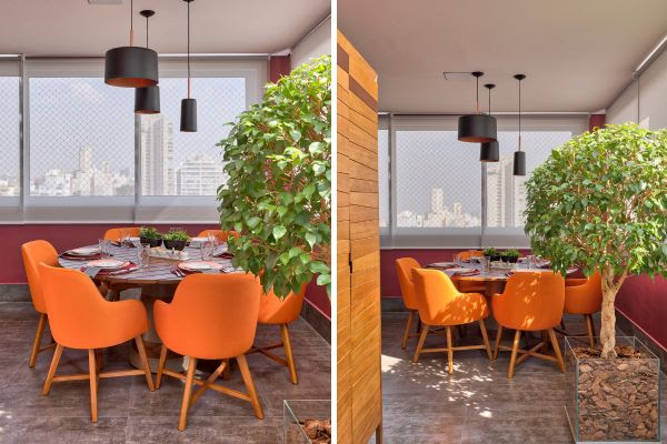 Laranja: a energia e o acolhimento da cor nos projetos de interiores