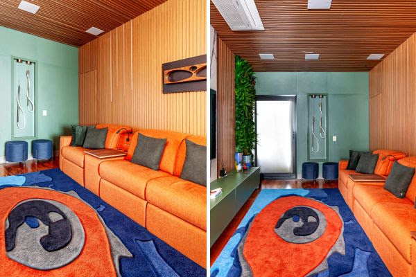 Laranja: a energia e o acolhimento da cor nos projetos de interiores