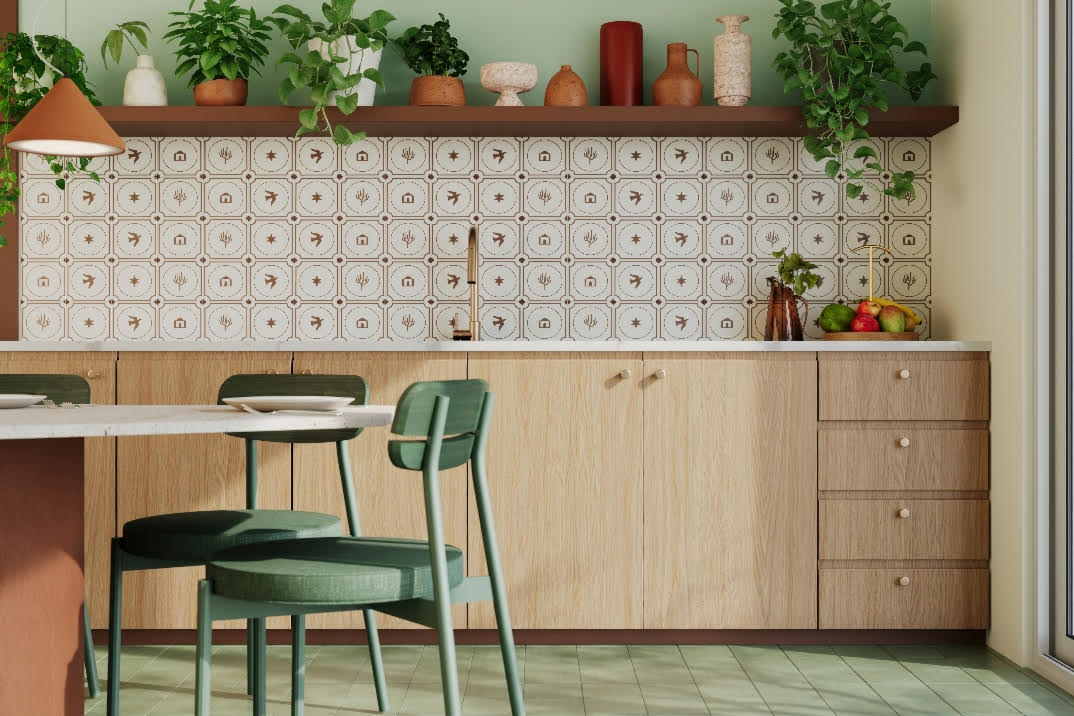 Leroy Merlin lança linha de revestimentos assinada pela artista pernambucana Joana Lira