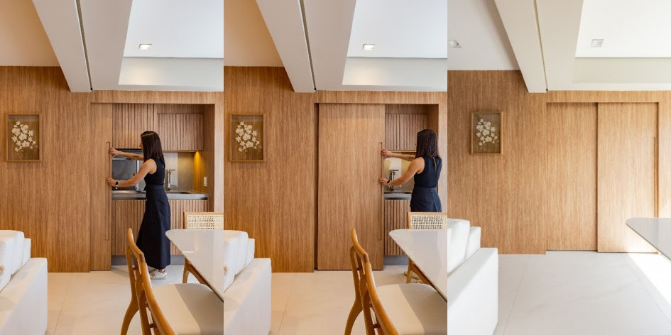 O uso da marcenaria contínua nos projetos de interiores