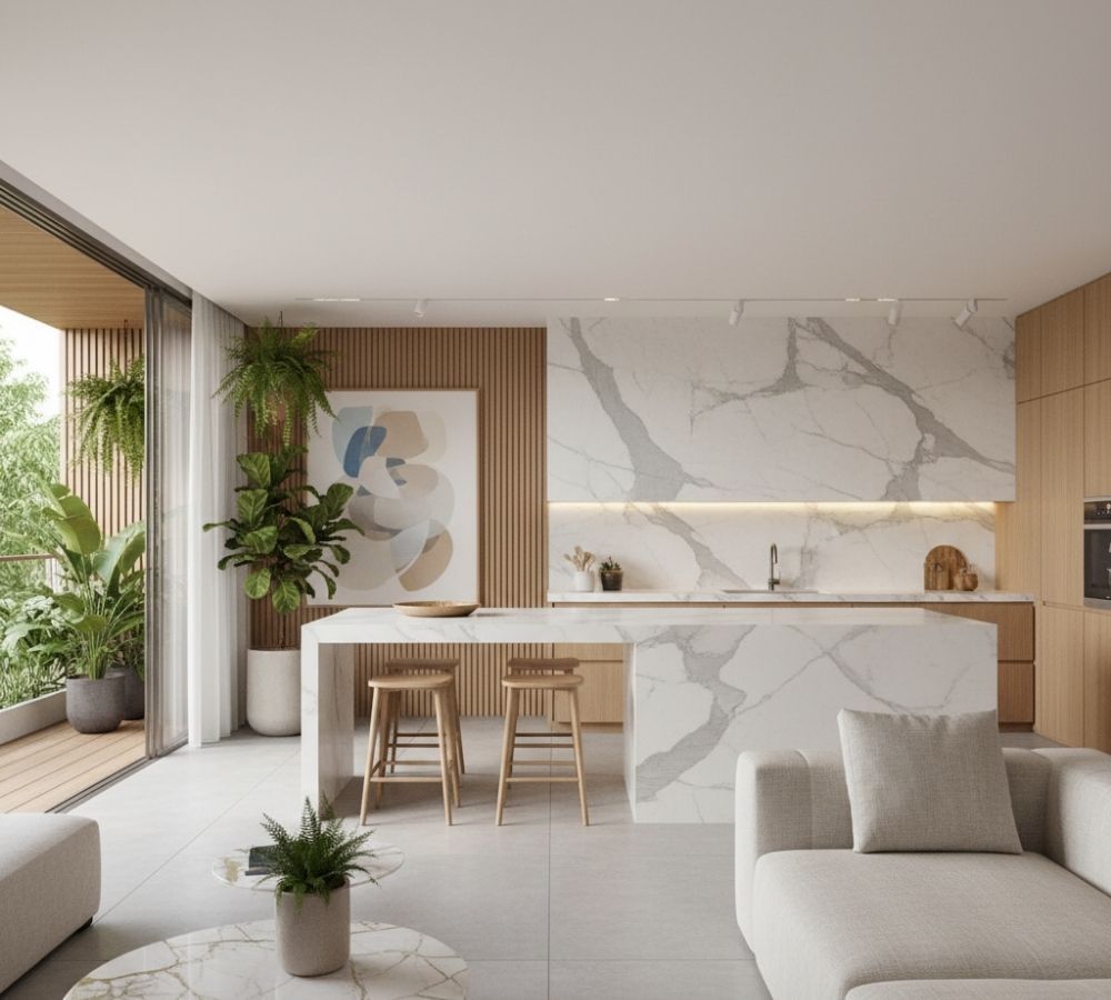 5 materiais nobres que valorizam a decoração e resistem ao tempo