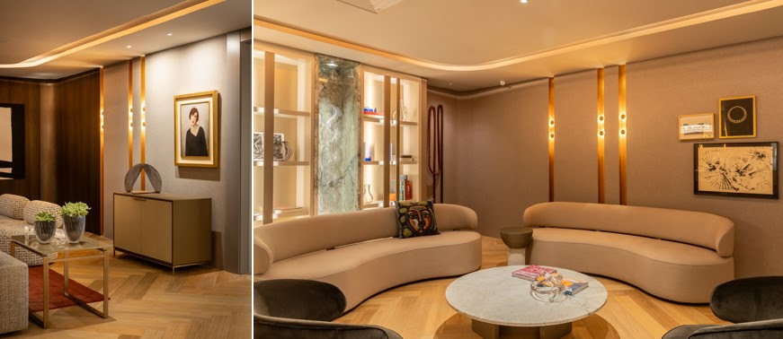 Patricia Penna aposta em materiais nobres e obras de arte marcantes em seu espaço na Mostra Artefacto 2026 que reflete sobre maturidade