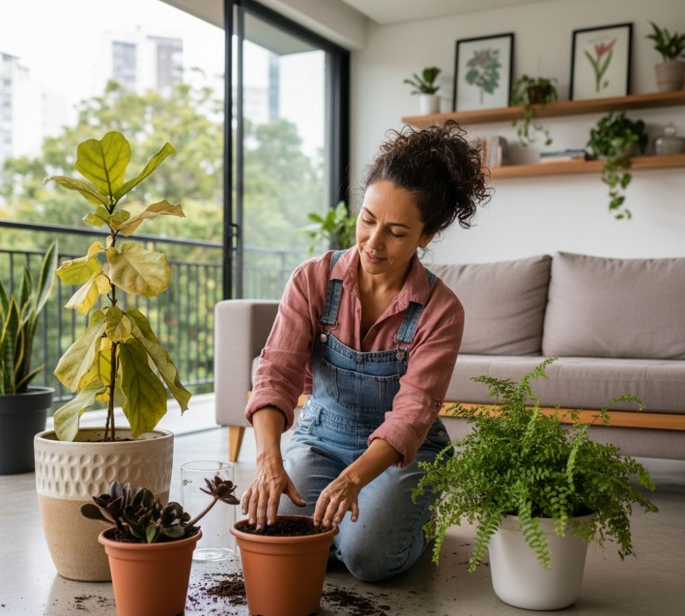 Planta murchando? Saiba distinguir desidratação de dormência e como agir em cada caso