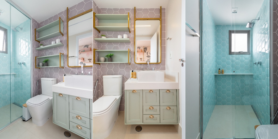 O charme dos revestimentos coloridos nos projetos residenciais