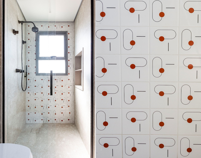 O charme dos revestimentos coloridos nos projetos residenciais