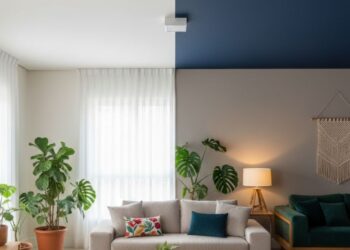 Teto Branco: por que ele domina as casas e o que muda quando você ousa trocar a cor