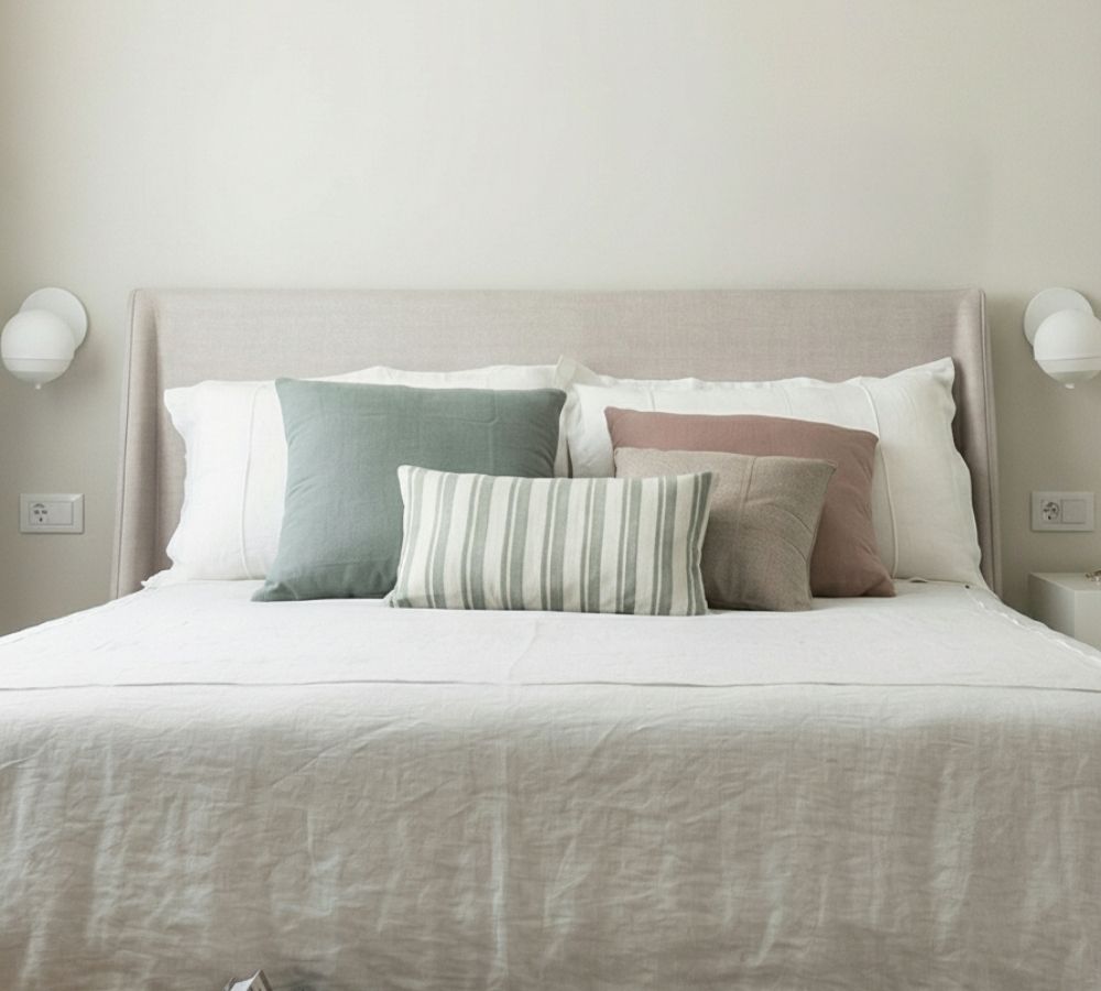 Cabeceira em linho: 5 modelos que transformam o visual do quarto