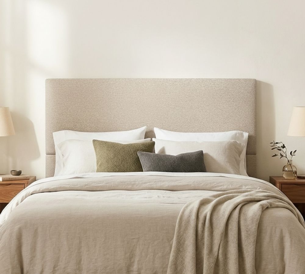 Cabeceira em linho: 5 modelos que transformam o visual do quarto