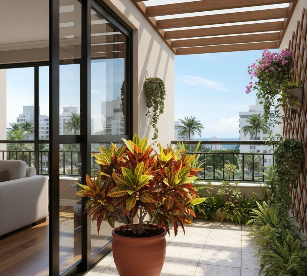 Croton: a planta que transforma jardins e interiores com cor e personalidade