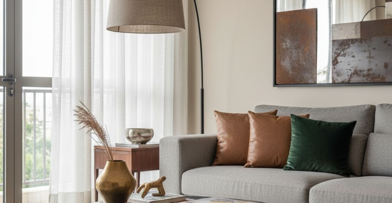 Metais na decoração de interiores: como escolher acabamentos que elevam qualquer ambiente