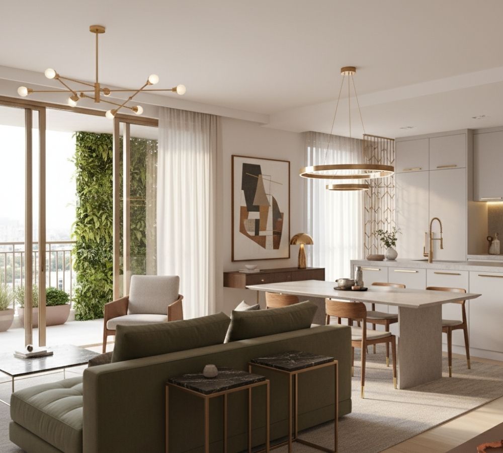 Metais na decoração de interiores: como escolher acabamentos que elevam qualquer ambiente