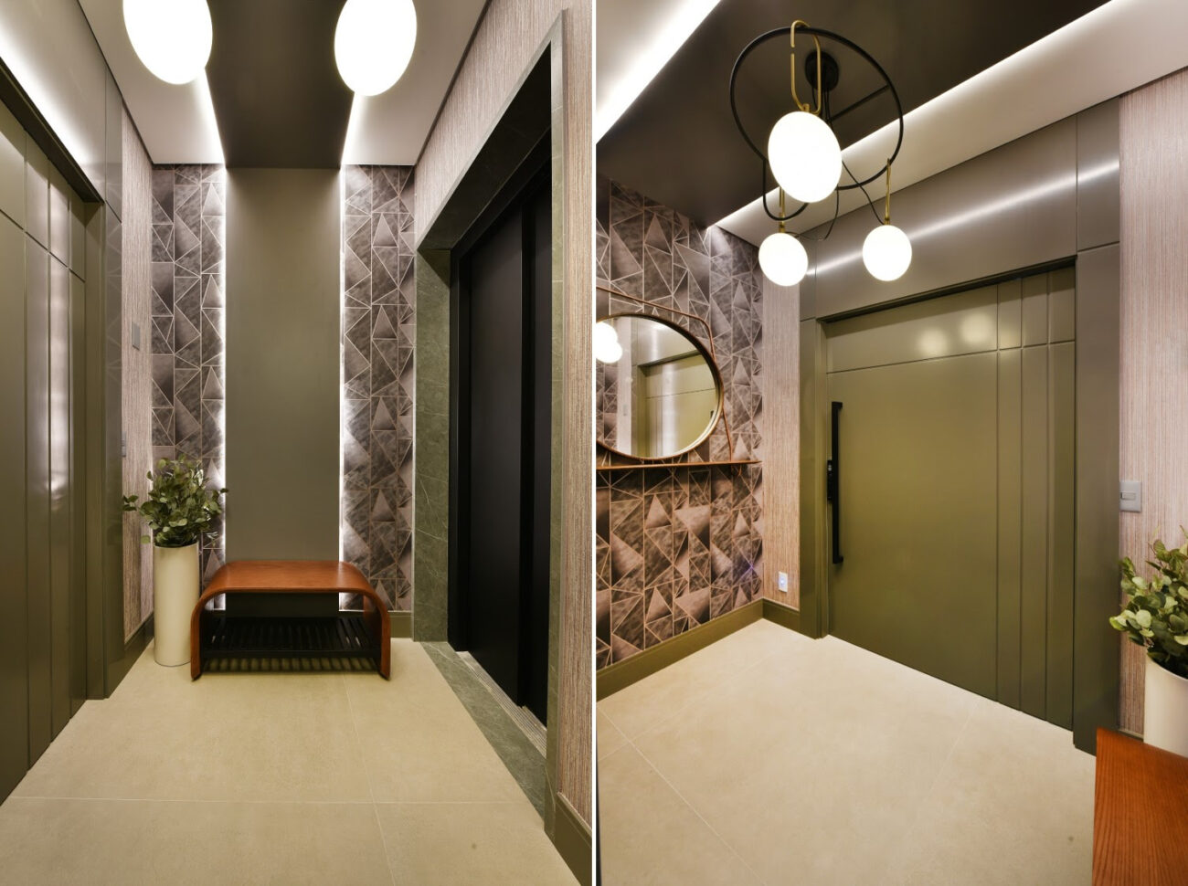 6 inspirações para valorizar os projetos de halls de entrada privativos