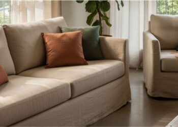 Linho natural amassa, desbota e custa caro — e ainda assim é a melhor escolha para alguns ambientes