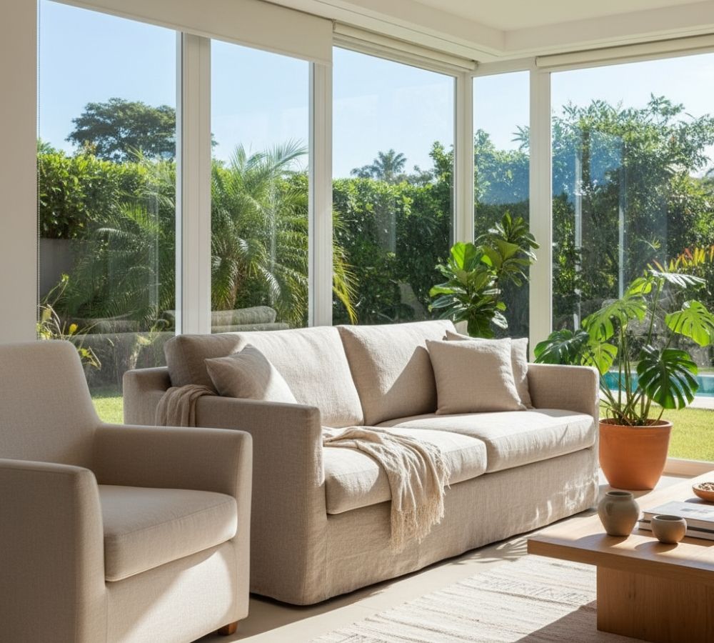 Linho natural amassa, desbota e custa caro — e ainda assim é a melhor escolha para alguns ambientes