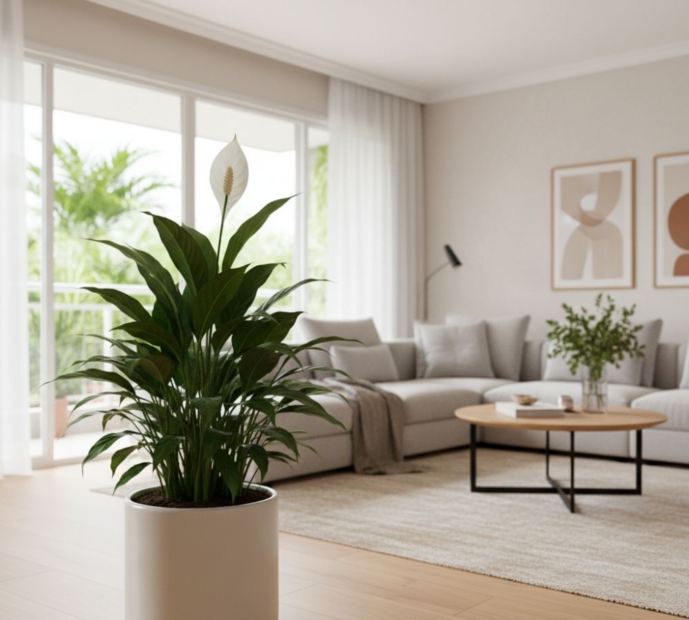 Lírio-da-paz: a planta que equilibra beleza, ar puro e paisagismo sem complicação