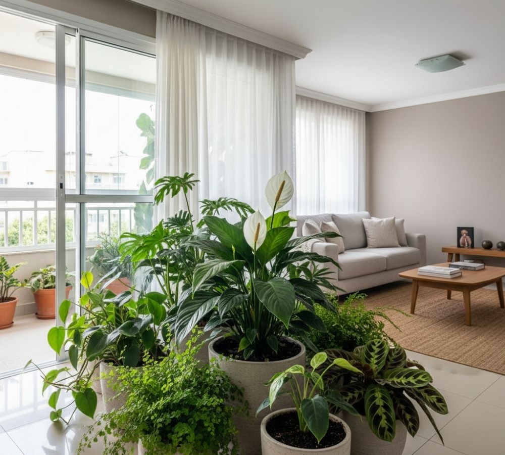 Lírio-da-paz: a planta que equilibra beleza, ar puro e paisagismo sem complicação