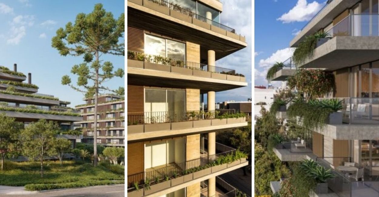 Mansões suspensas em Curitiba redefinem o alto padrão vertical da cidade