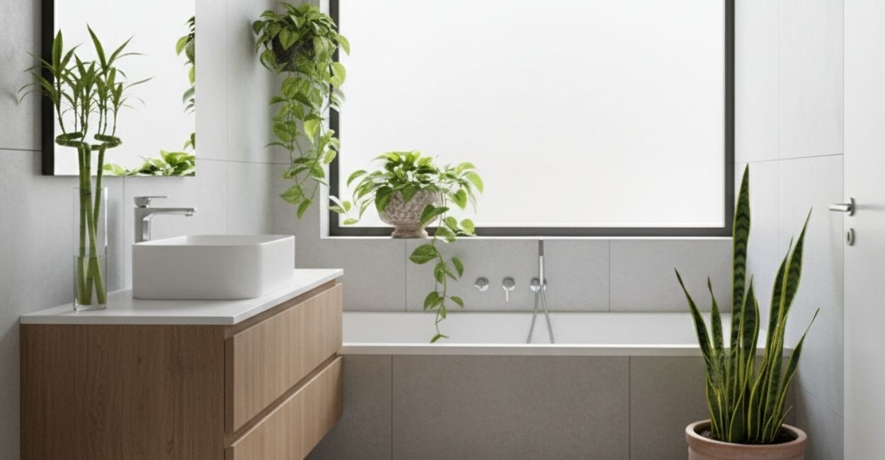 5 Plantas para banheiro que fáceis de cuidar e que ficam bonitas o ano todo